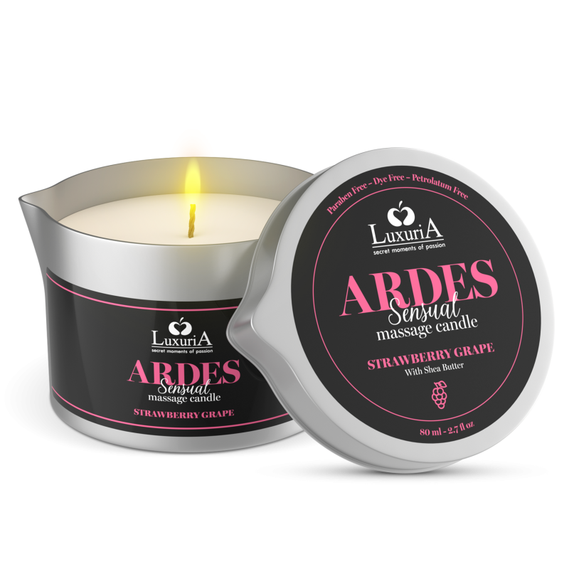 Luxuria Ardes Massage Candle Strawberry Grapes